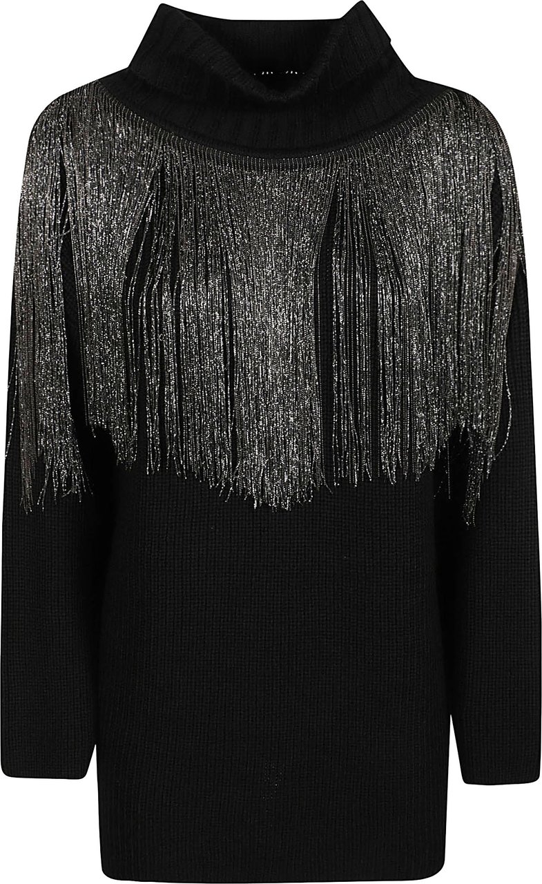 Pinko Camaro Turtle Neck Sweater Black Zwart