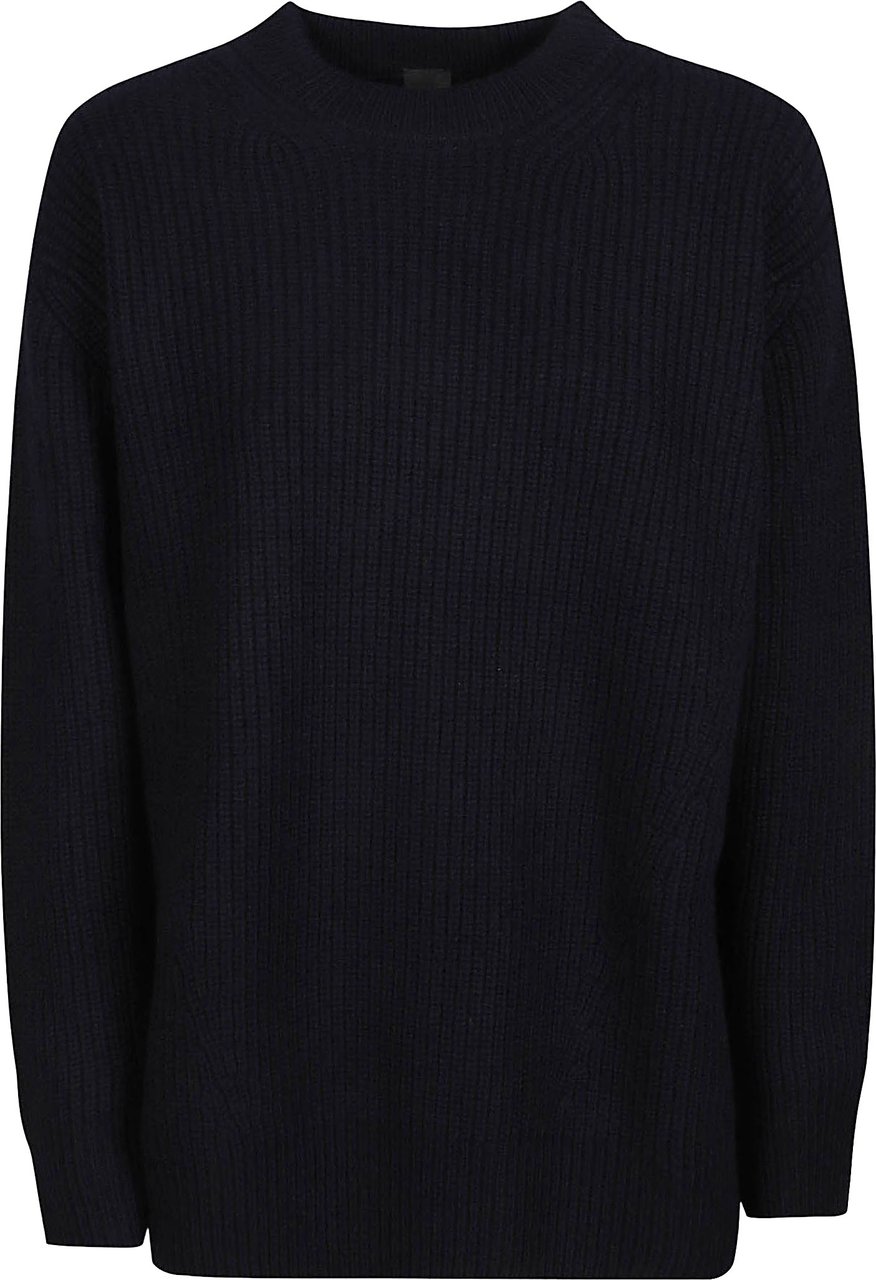 Pinko Gracidio Round Neck Sweater Blue Blauw
