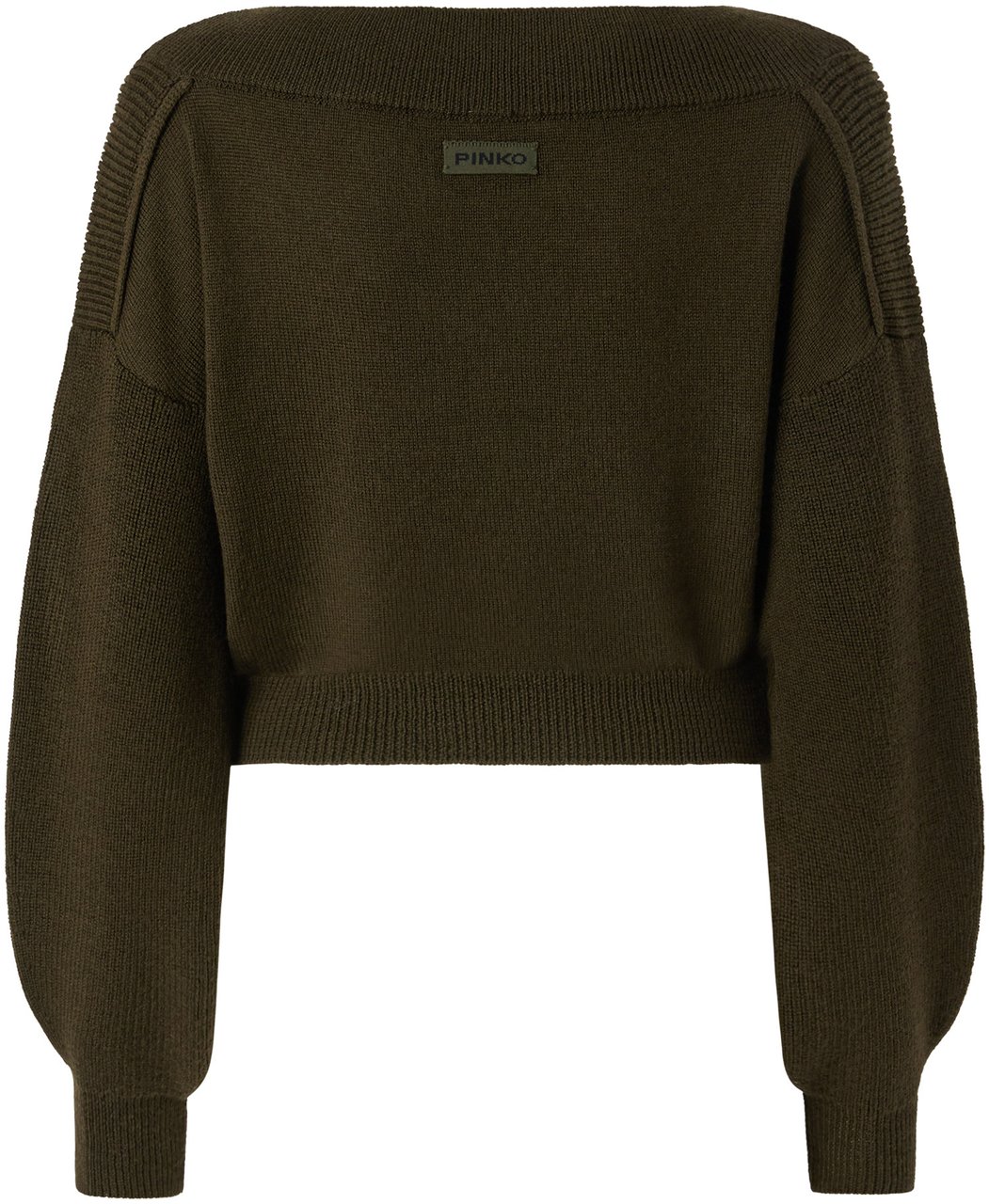 Pinko Sweaters Verde Militare Donkergroen