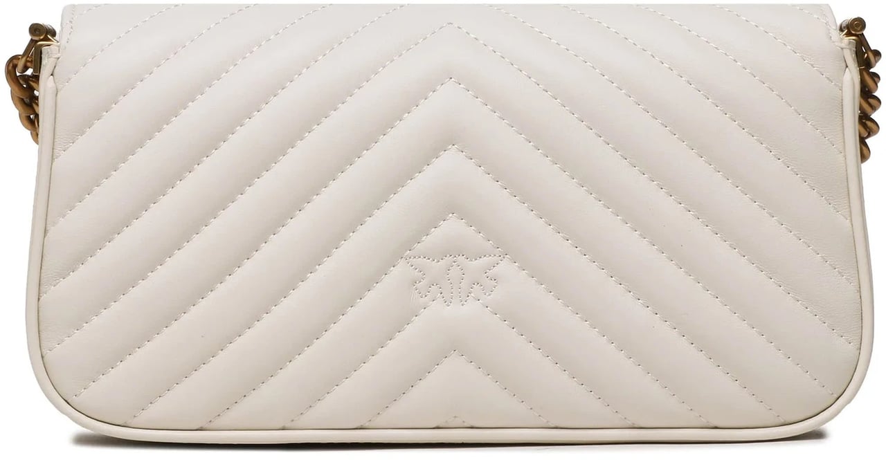 Pinko Pinko Crossbody Bags White Woman Dierenprint