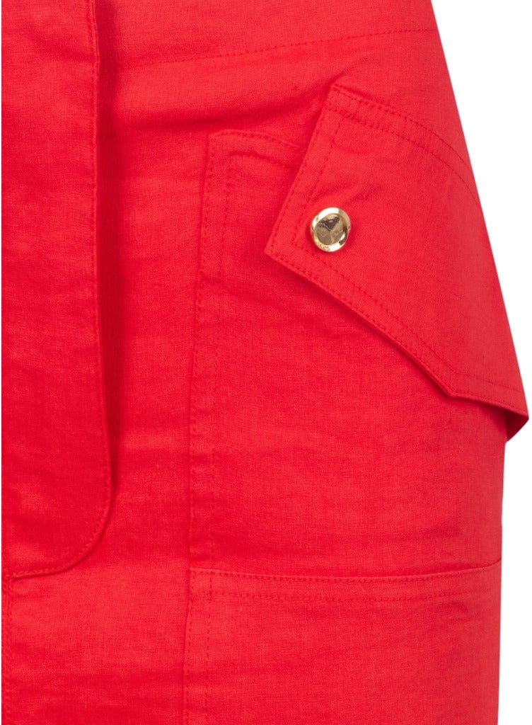 Pinko pinko - Skirts - 103253-a0im-rosso Dierenprint