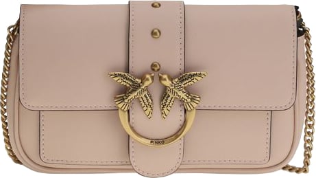 PINKO Multicolor Calf Leather Bos Taurus Shoulder Bag Divers