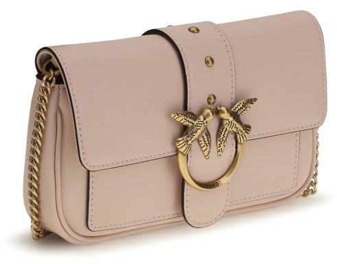PINKO Multicolor Calf Leather Bos Taurus Shoulder Bag Divers