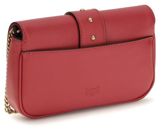 PINKO Multicolor Calf Leather Bos Taurus Shoulder Bag Bruin
