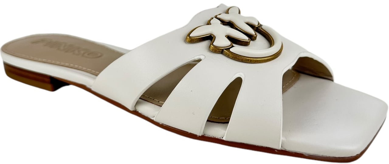Pinko Dames Slipper Wit