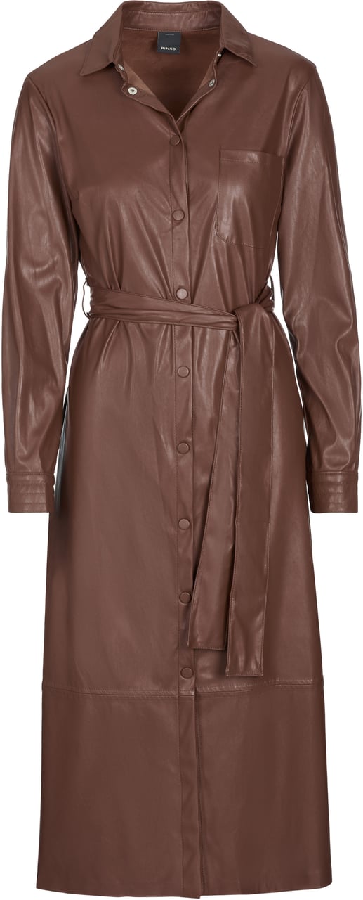 Pinko Pinko Kleid Bruin
