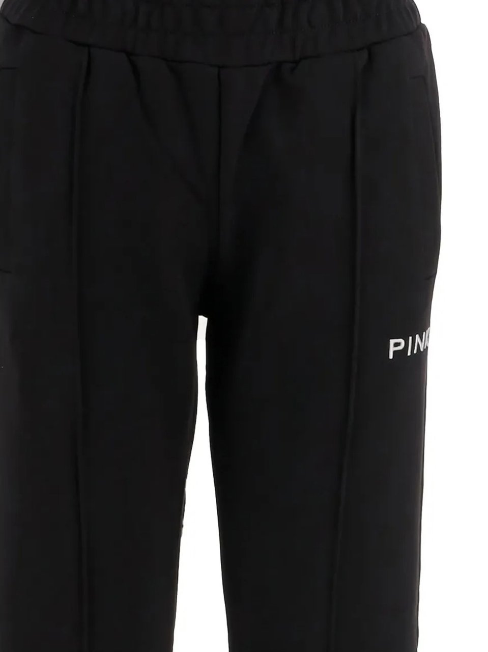Pinko Razionale Fabric Track Pants Zwart