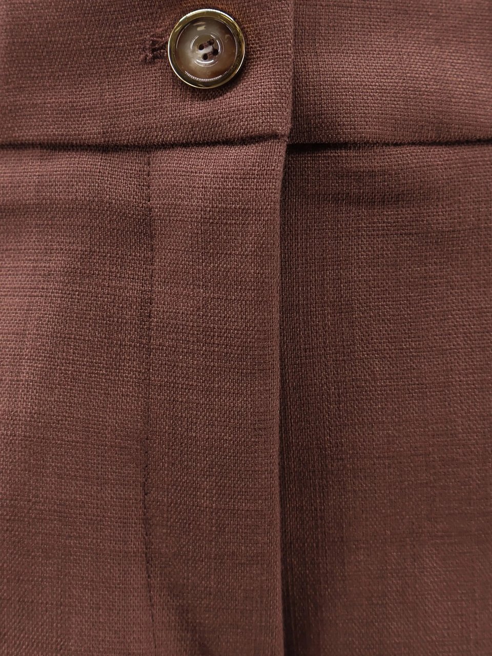 Pinko Brown New Serenidad Straight-Leg Tailored Pants Zwart