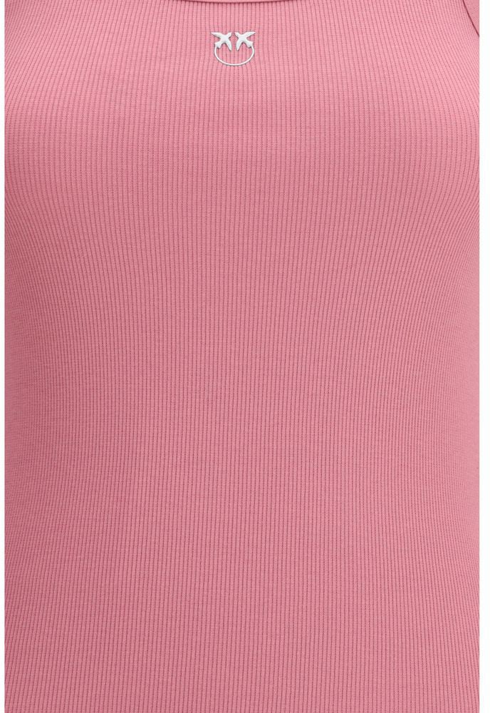 Pinko PINKO Multicolor Cotton Sleeveles T-Shirt Divers