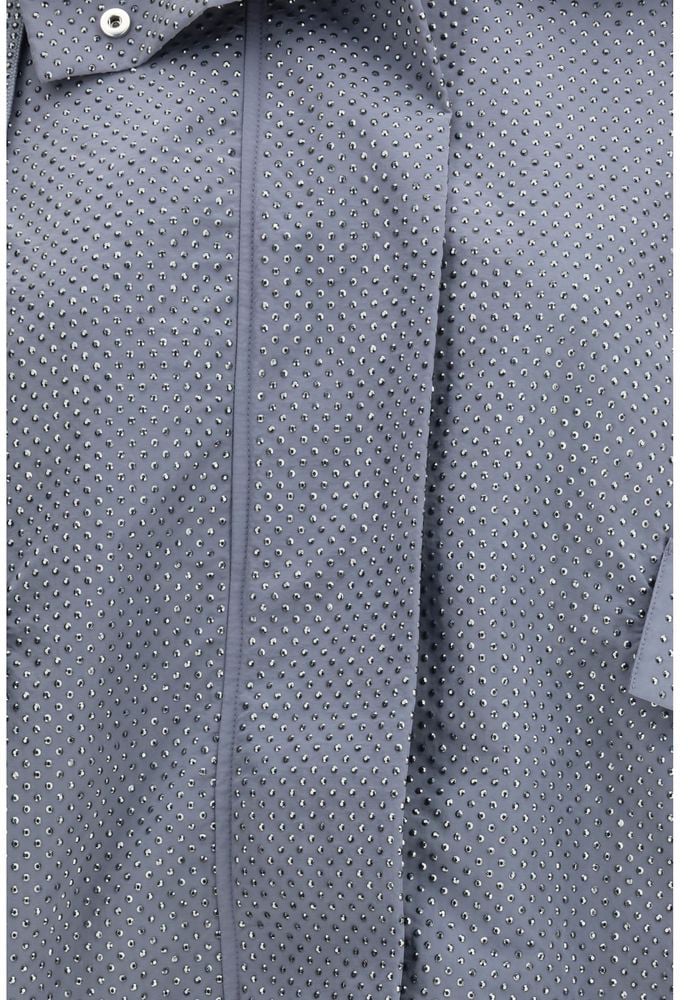 Pinko PINKO Blue Polyester Shell Jacket Blauw