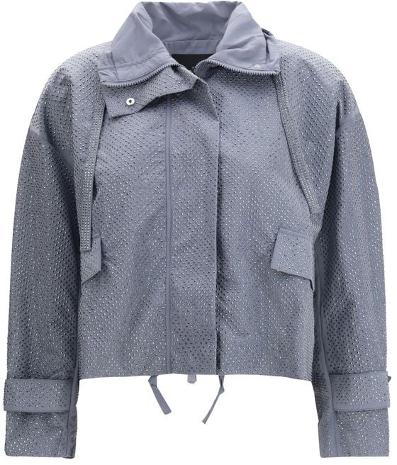 Pinko PINKO Blue Polyester Shell Jacket Blauw