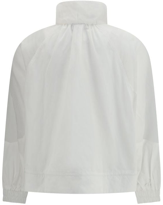 PINKO White Polyester Shell Jacket Wit