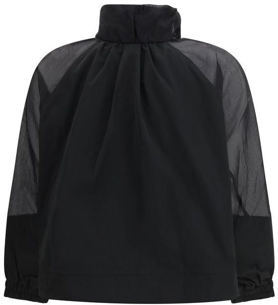 Pinko PINKO Black Polyester Shell Jacket Zwart