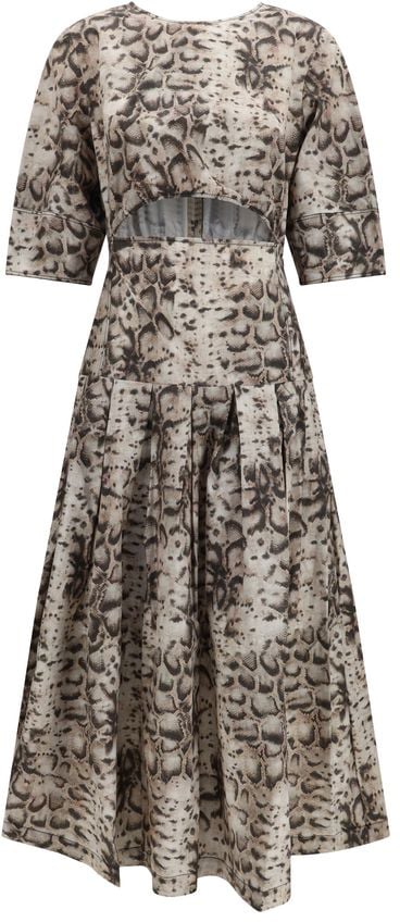 PINKO Multicolor Cotton Casual Dress Divers
