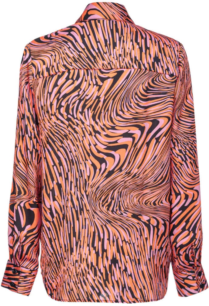 Pinko Pinko Satin Shirt Multicolour Divers
