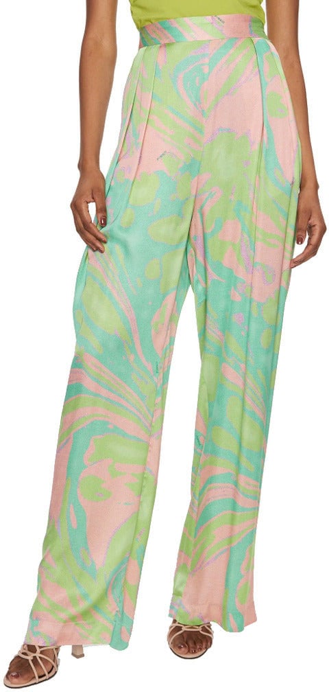 Pinko Pinko Viscose Trousers Multicolour Divers