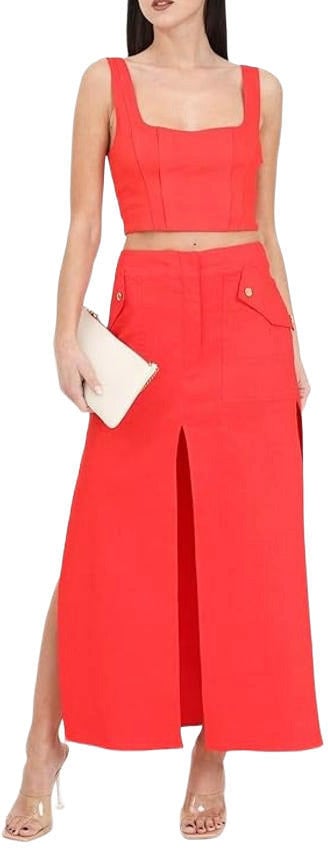 Pinko Trousers Galanti Pinko Rood