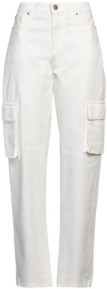Pinko Trousers Cargo Caty Wit