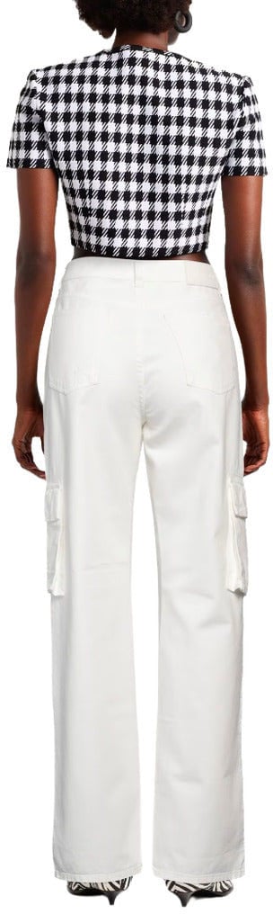 Pinko Trousers Cargo Caty Wit