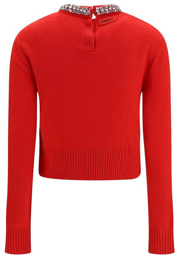 PINKO Multicolor Wool Oves Aries Sweatshirt Divers
