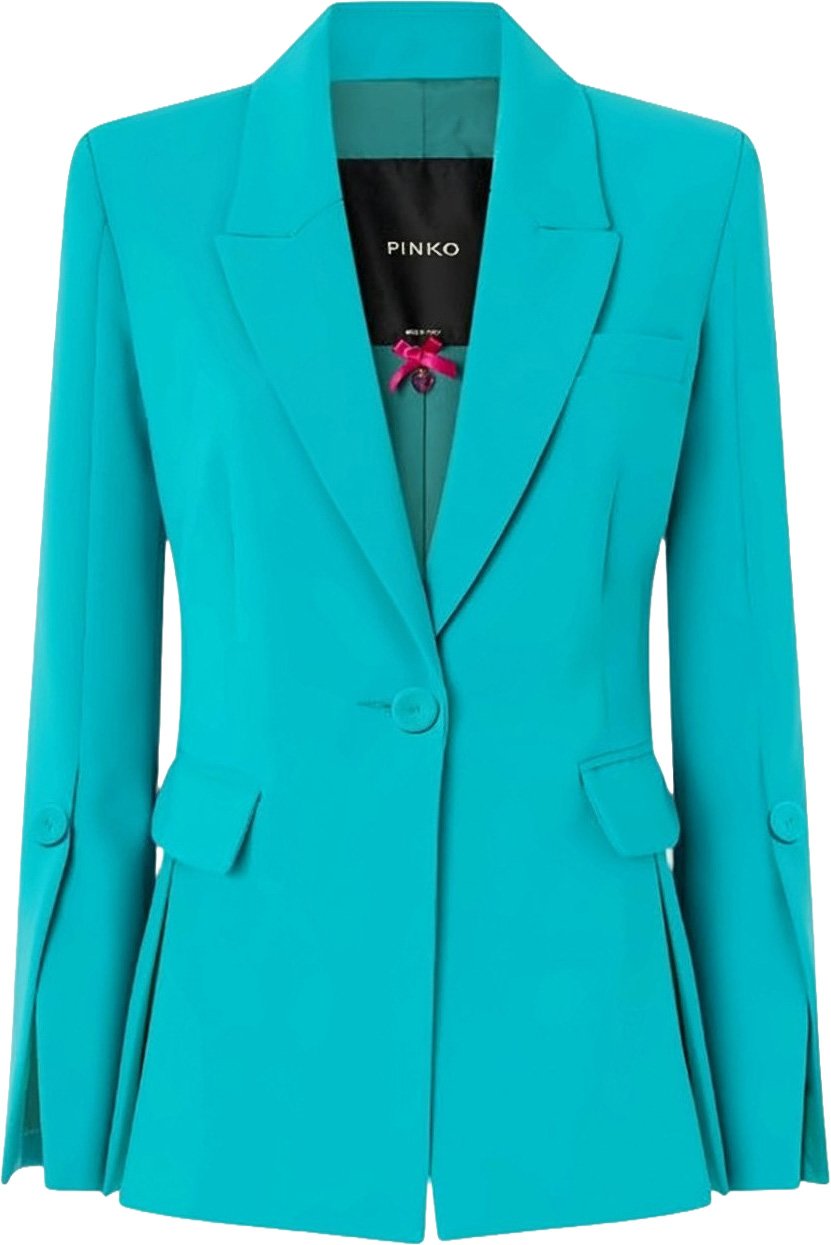 Pinko Carciofo Lightweight Georgette Jacket Blauw