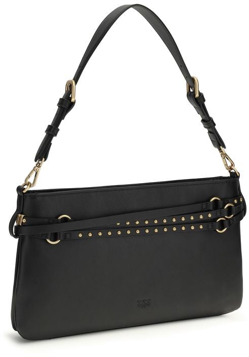 Pinko "Belt Bag" Medium Shoulder Bag – Black Zwart