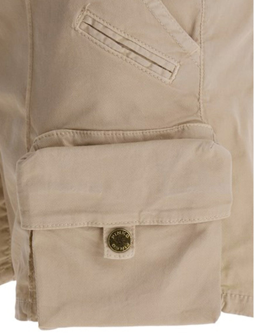 Pinko Women Short Beige