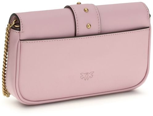 Pinko PINKO Multicolor Calf Leather Bos Taurus Shoulder Bag Roze