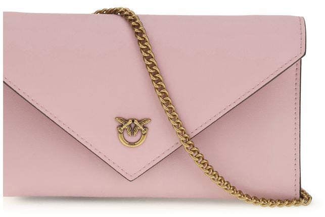 Pinko PINKO Multicolor Calf Leather Bos Taurus Handbag Roze