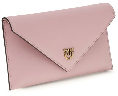 Pinko PINKO Multicolor Calf Leather Bos Taurus Handbag Roze