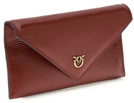 Pinko PINKO Bordeaux Calf Leather Bos Taurus Handbag Roze