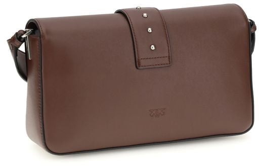 Pinko PINKO Brown Leather Shoulder Bag Roze