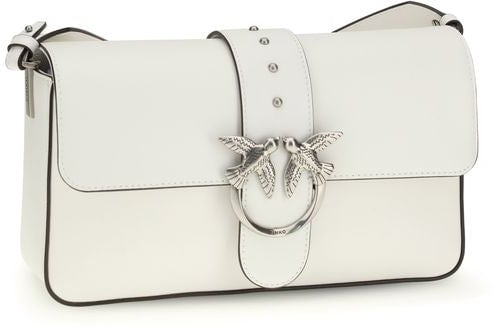 Pinko PINKO White Leather Shoulder Bag Roze