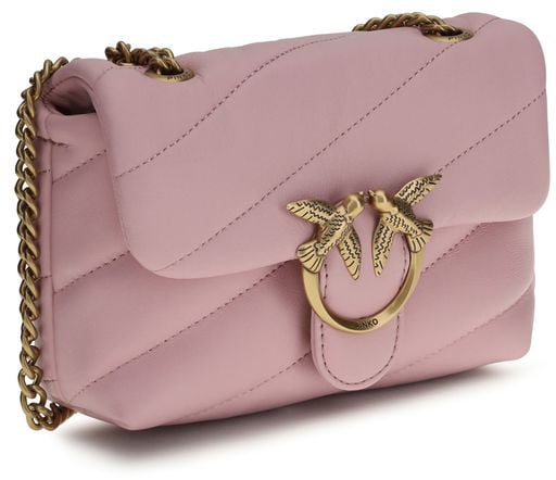 Pinko PINKO Multicolor Calf Leather Bos Taurus Shoulder Bag Roze