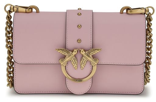 Pinko PINKO Multicolor Calf Leather Bos Taurus Shoulder Bag Roze