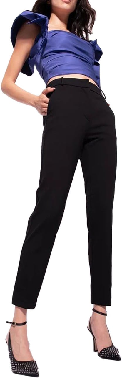 Pinko Trousers Black Zwart