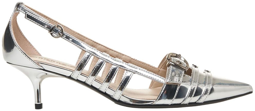 Pinko Knitten heels 'Gloria' Zilver
