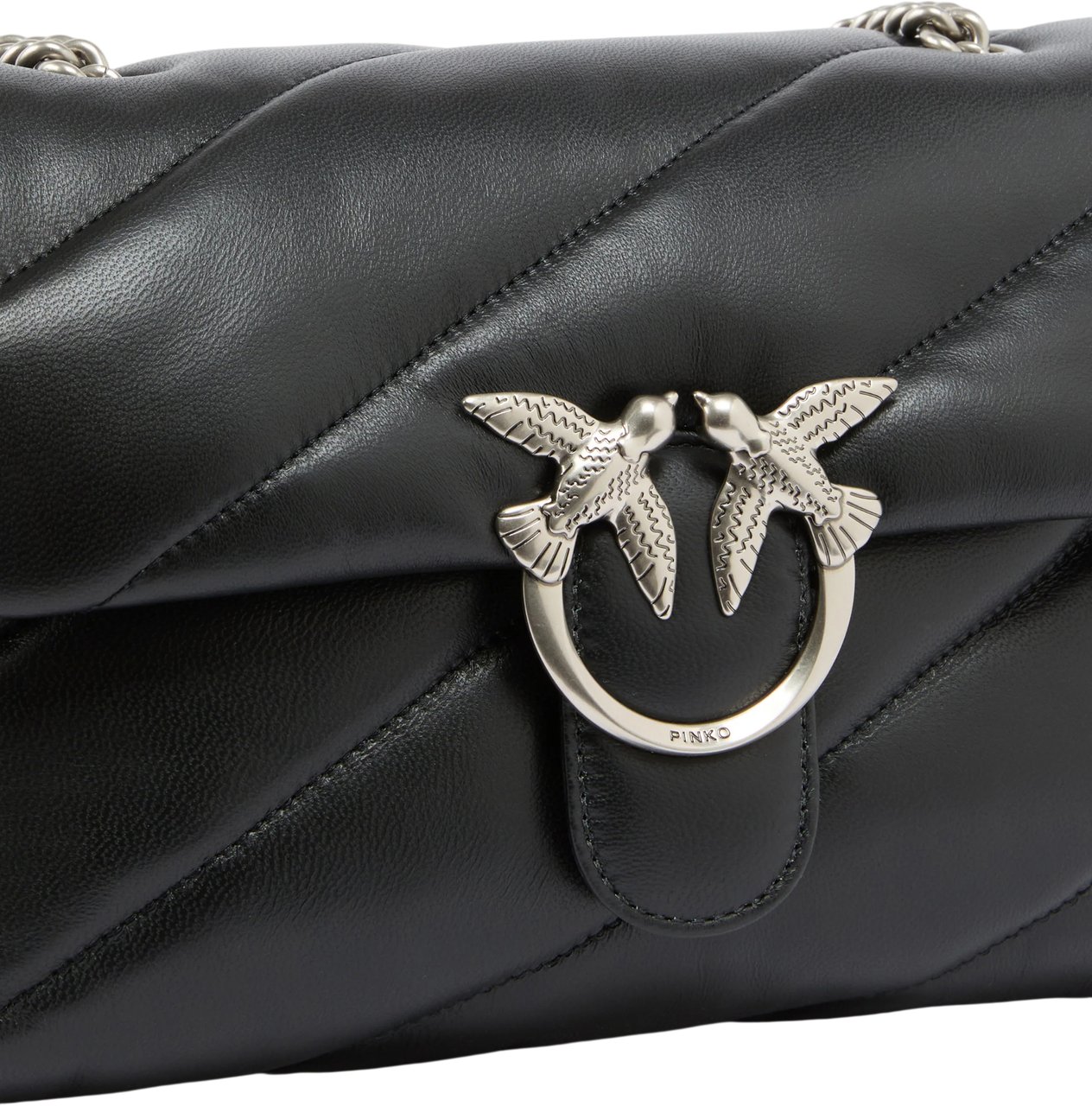 Pinko Love Bag Puff Maxi Quilt Zwart