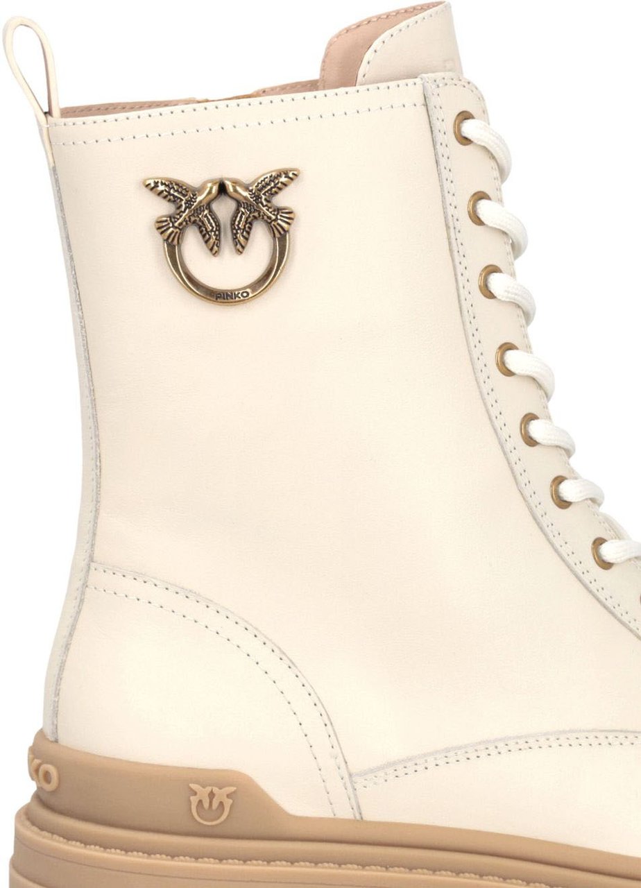 Pinko Boots Yogurt Wit