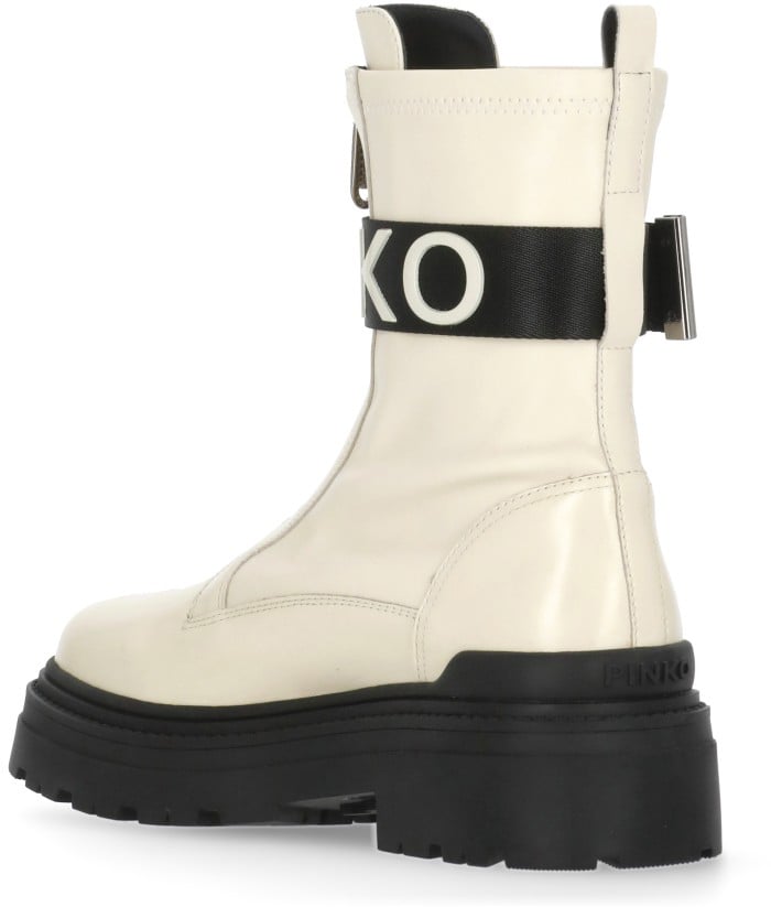 Pinko Boots Ivory Wit
