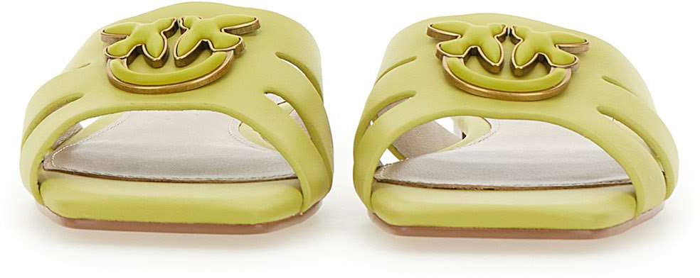 Pinko Sandals Yellow Geel