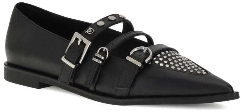 Pinko Flat Shoes Black Zwart