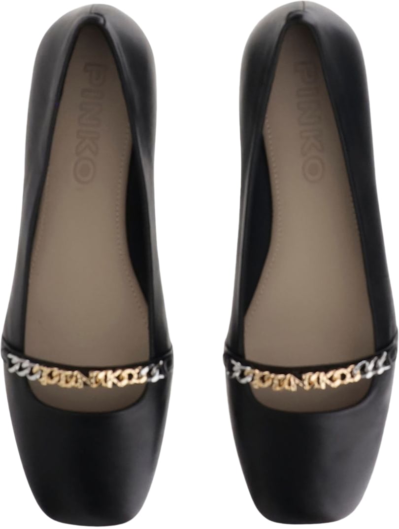 Pinko Flat Shoes Black Zwart