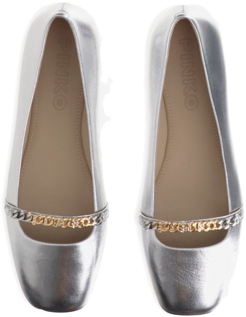 Pinko Flat Shoes Metalizzati Divers