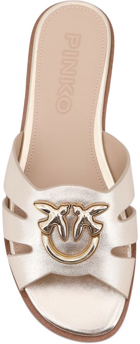Pinko Sandals Metalizzati Goud