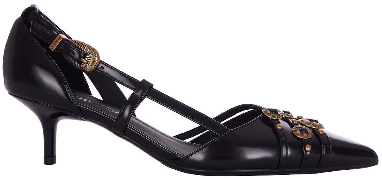 Pinko With Heel Neroantique Gold Goud