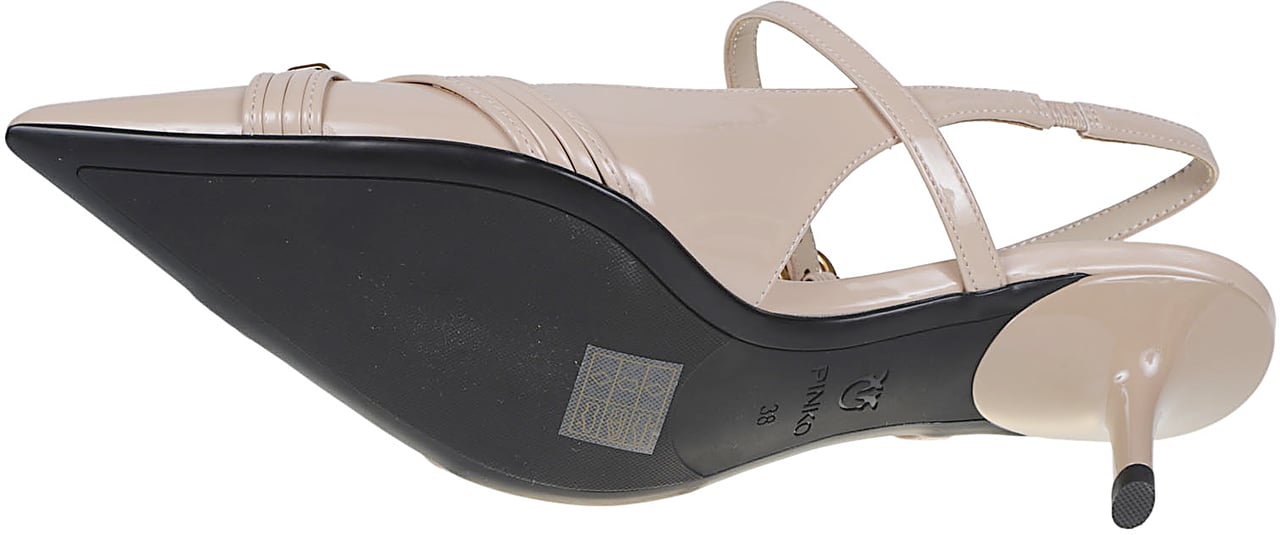 Pinko Gloria 18 Slingback Nude Beige