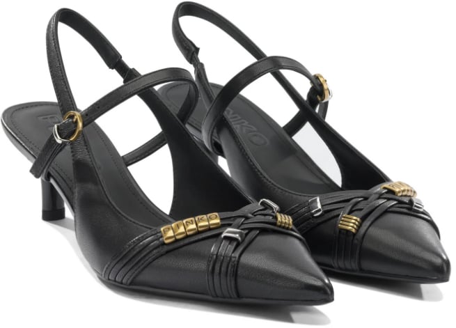 Pinko With Heel Black Zwart