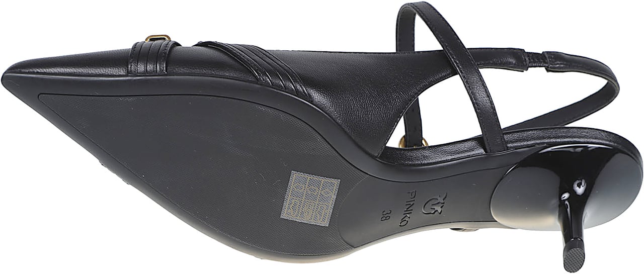 Pinko Gloria 18 Slingback Black Zwart