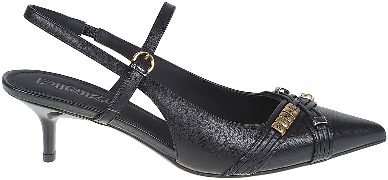 Pinko Gloria 18 Slingback Black Zwart